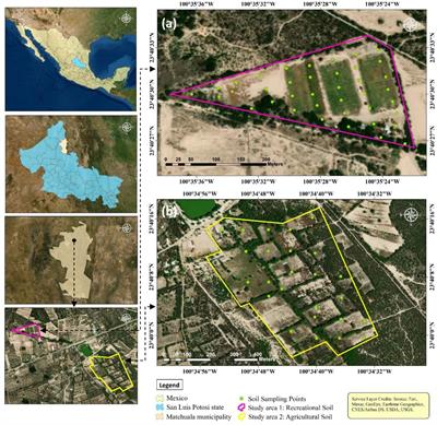 Spatial distribution and source identification of metal contaminants in the surface soil of Matehuala, Mexico based on positive matrix factorization model and GIS techniques